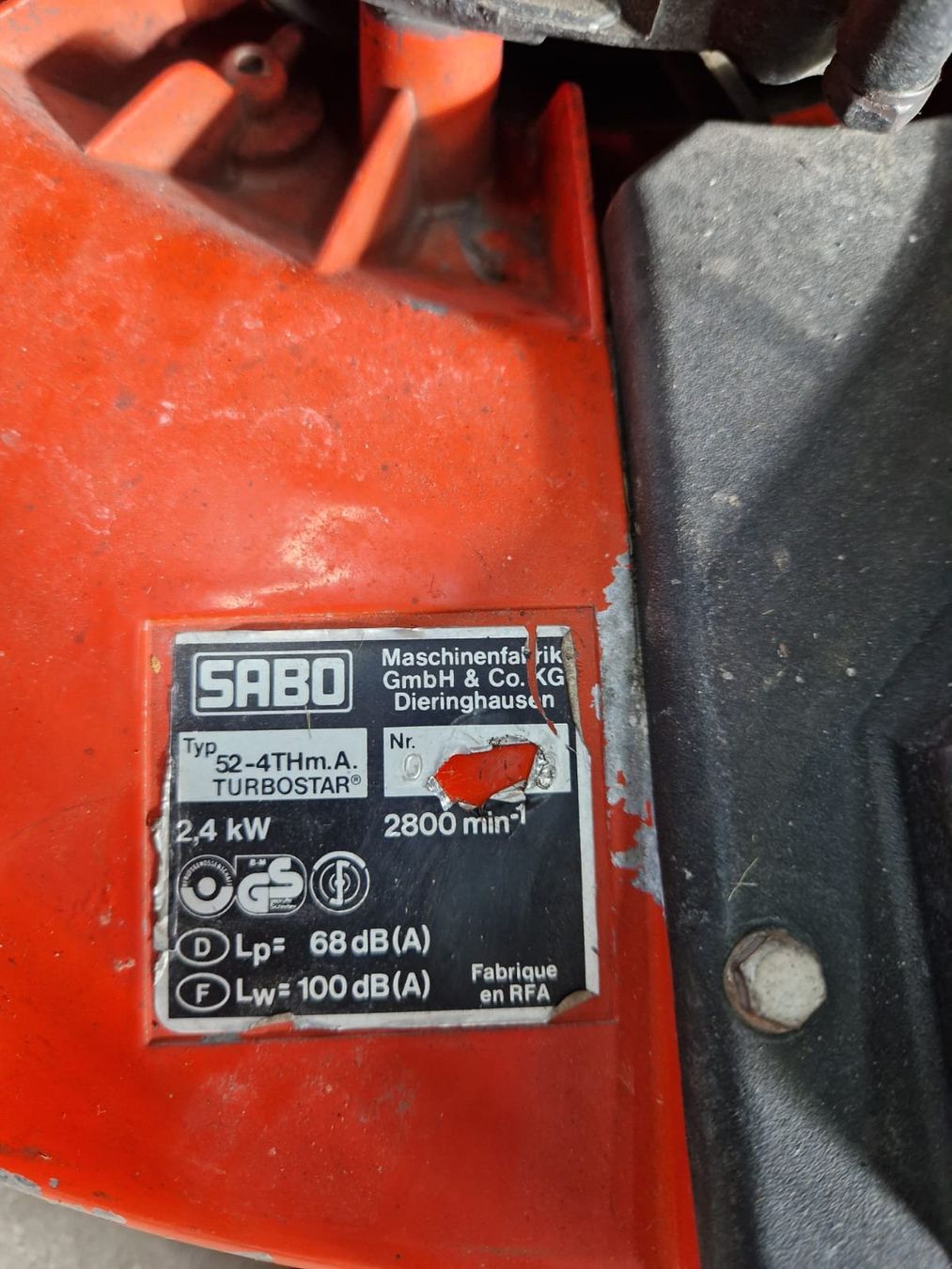 Tagliaerba: Sabo Turbo Star Rasenmäher 52-4 – Difettoso da Ruswil venduto da kurmann-technik 5