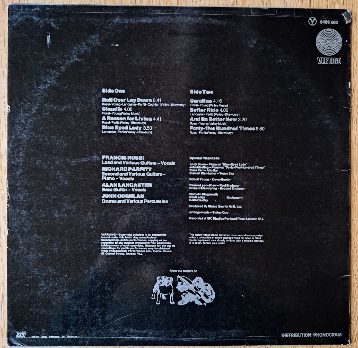 Vinyles: Status Quo - Hello! – D'occasion à Meggen par Ricardokoch 1