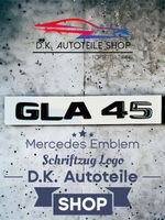 Mercedes AMG GLA45 Emblem Schriftzug Logo aus ABS Schwarz