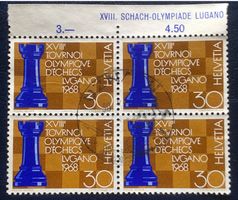 4 er Block Nr.454 mit Stempel  