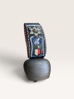 Cloche de vache Vaquin n°5 avec courroie décorée FC Approz