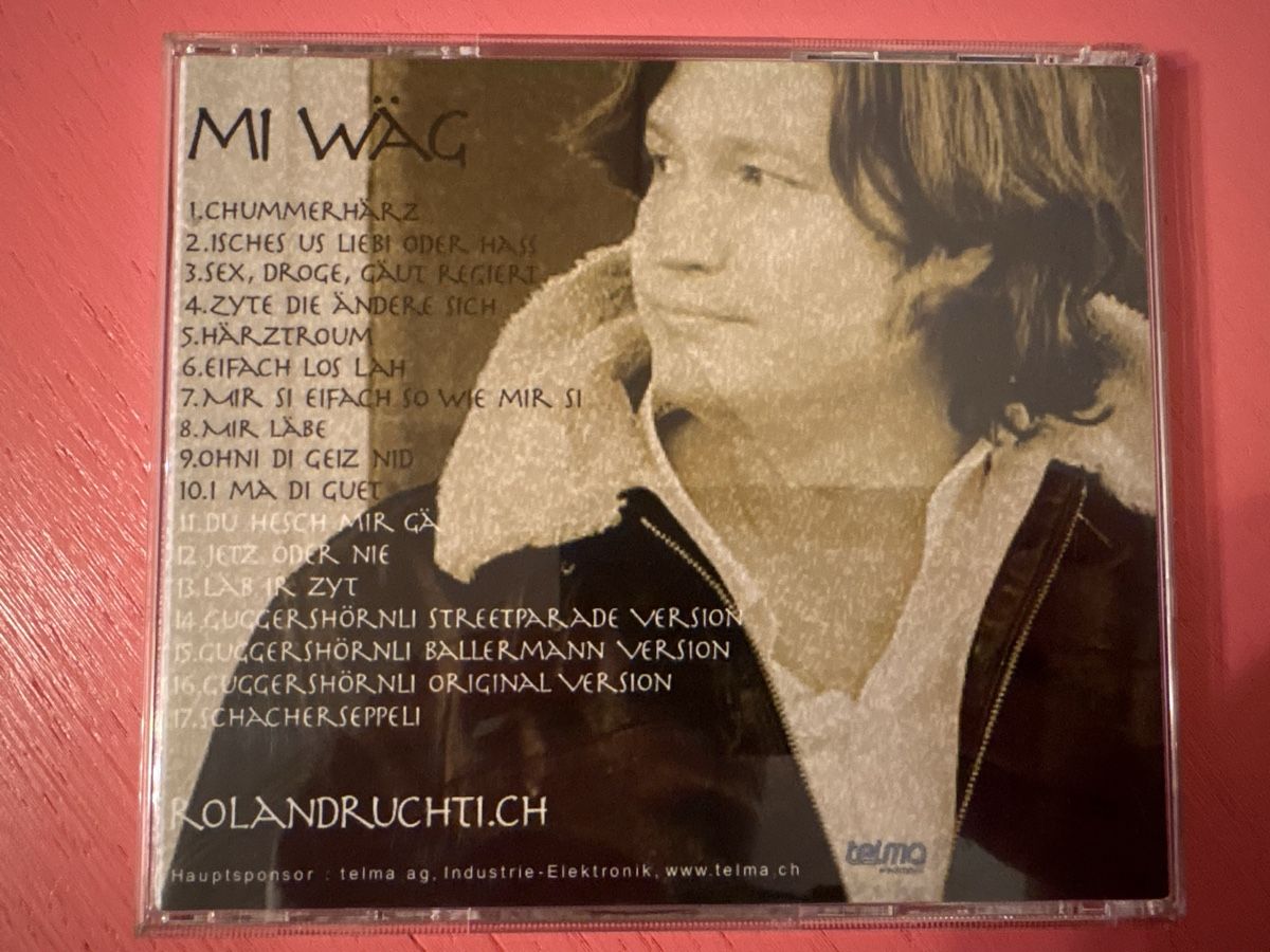 CD: Roland Ruchti - Mi Wäg – Usato da Lützelflüh-Goldbach venduto da Deiv4 1