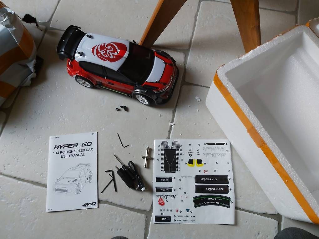 Modellismo RC: Rc Auto 1:14 Citroen C3 WRC – Usato da Stalden (Sarnen) venduto da chr_s5xx
