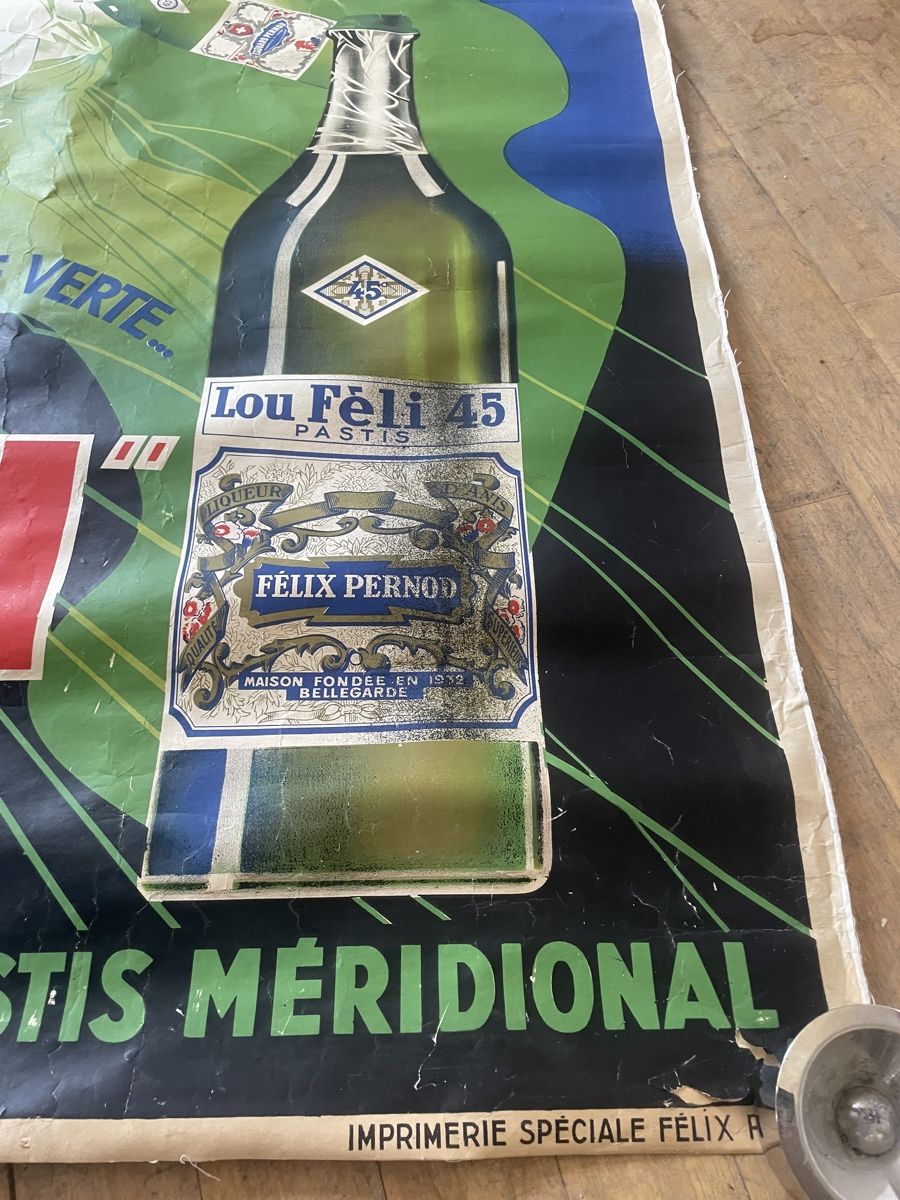 Foto & Immagini: Felix Pernod Original Vintage Poster – Usato da Brunnen venduto da LVG 4