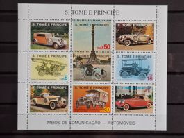 S.Tome und Principe 1986 Mi.Nr.967-970 Kleinbogen Postfrisch