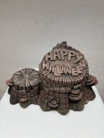 Halloween Deko Baumstumpf aus Keramik guter Zustand