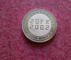 Gedenkmünze, Schweiz 2002, Silber