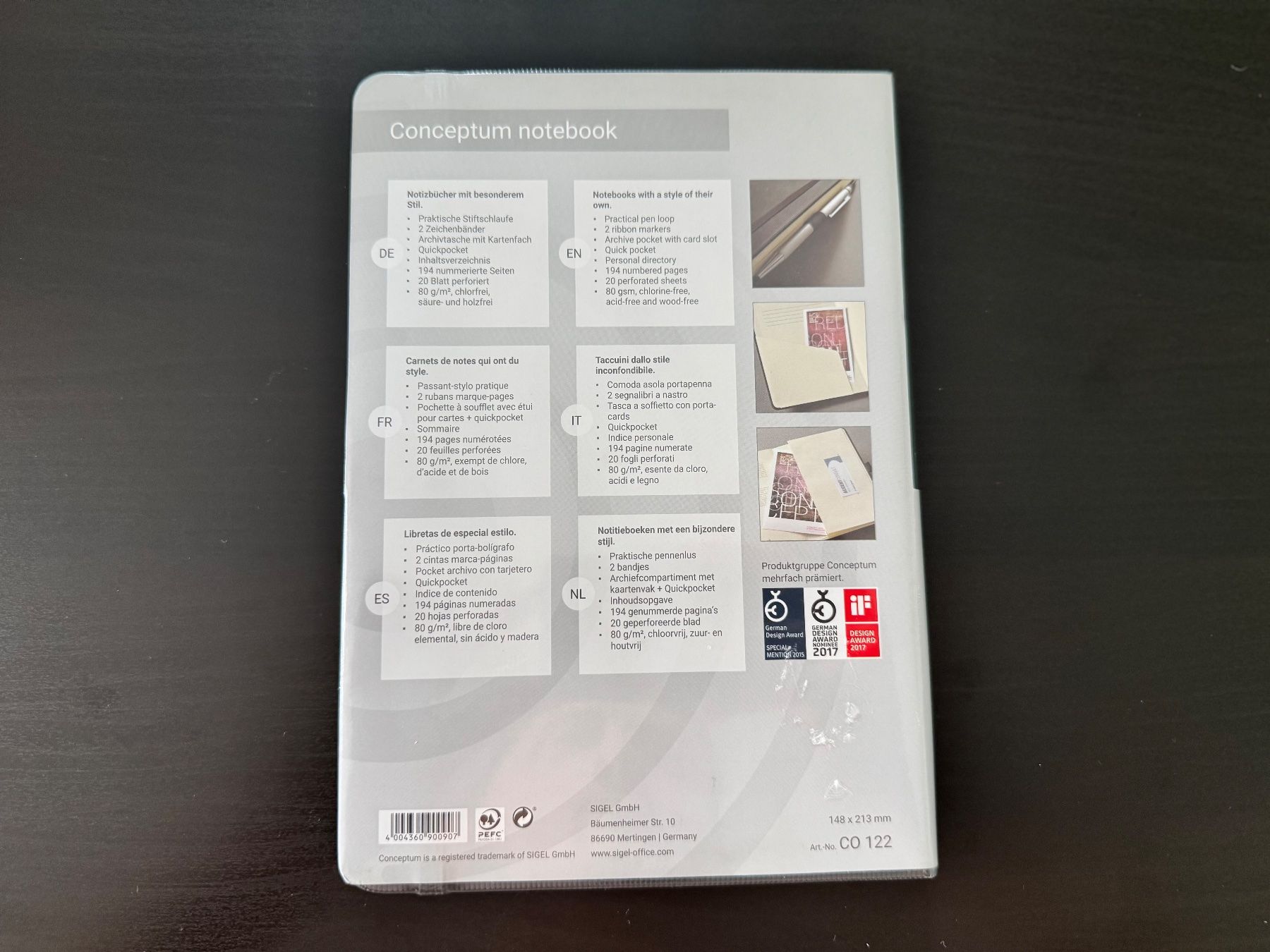 Schreibblöcke: Sigel Conceptum Notizbuch liniert A5 – Neu und originalverpackt aus Löhningen von santafe06 1