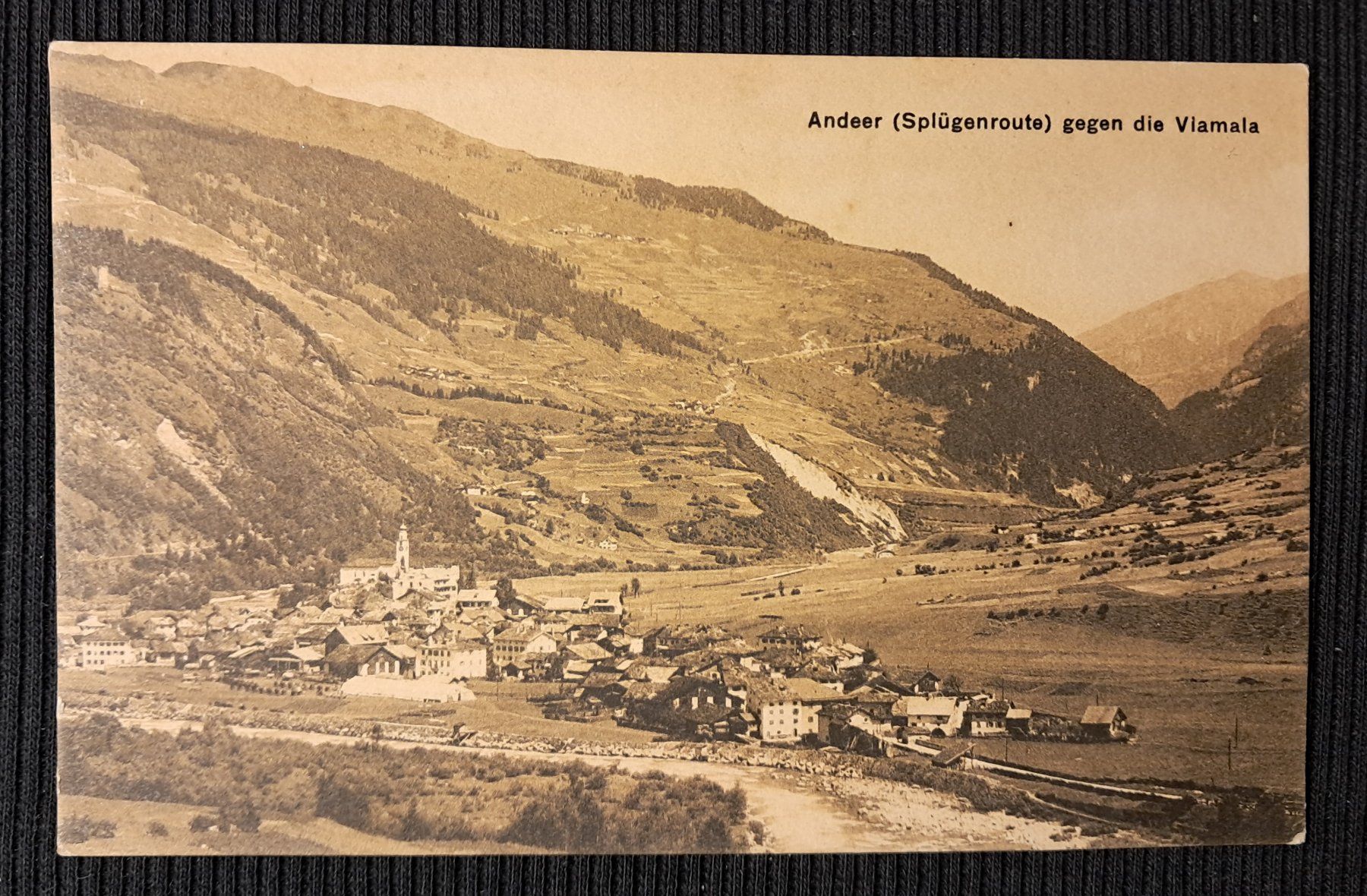 Cartes postales: ANDEER - SPLUGENROUTE – D'occasion à Ponto Valentino par giorgia06