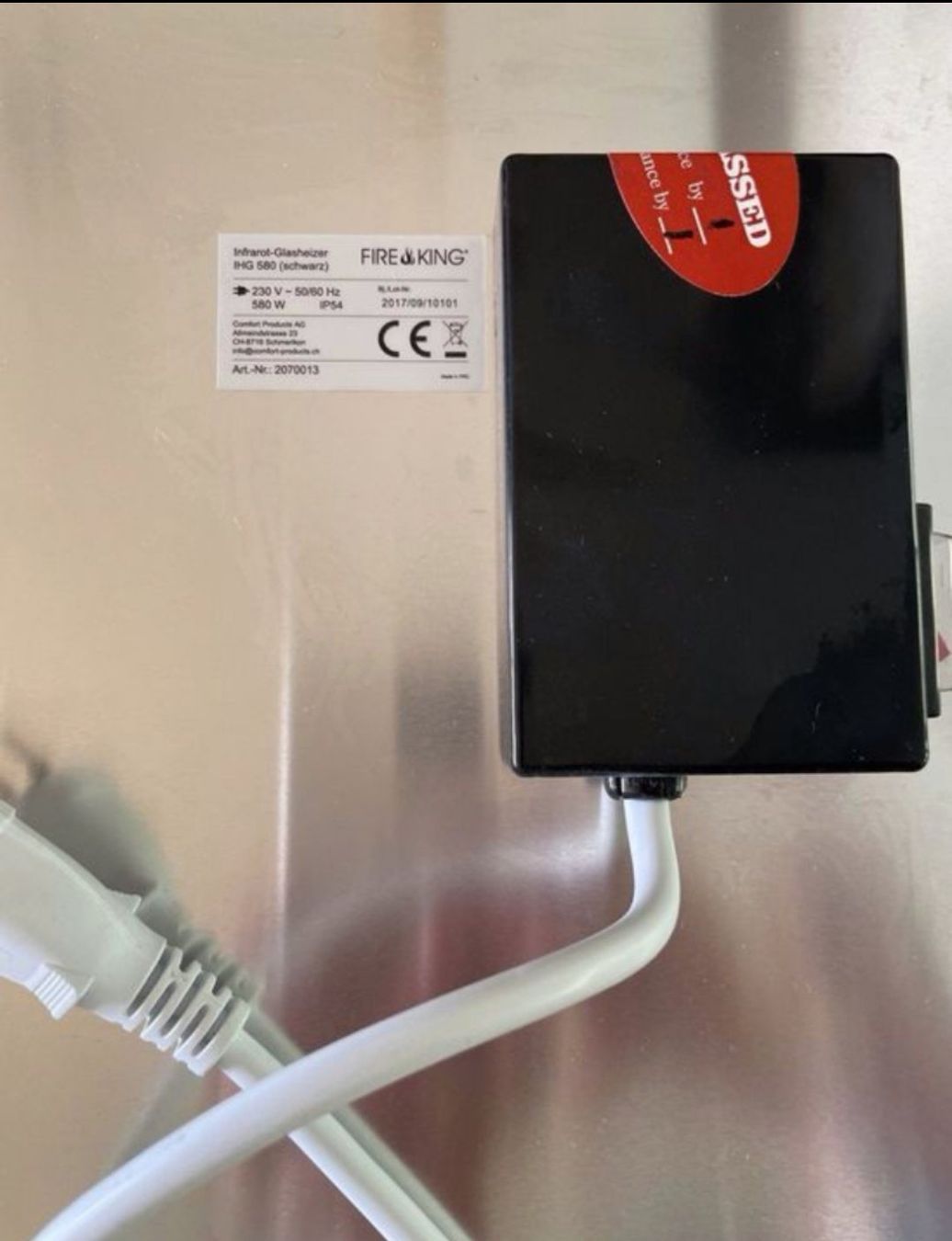 Radiatori: Infrarot Glasheizung IHG 580 – Nuovo (secondo la descrizione) da Rothrist venduto da PhilipsAurea 2