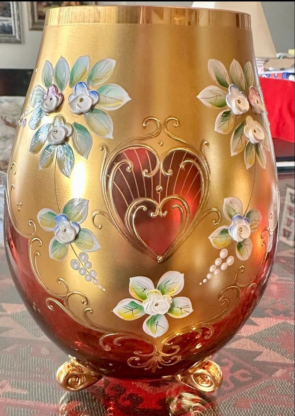 Vasi & Recipienti: Prächtige böhmische Glasvase von Egermann – Usato da Genève venduto da Mycollection 1