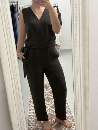 Edler Theory Overall Khaki Gr. 38 Wickel-Look Jumpsuit