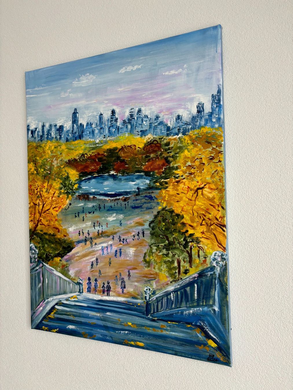 Dipinti: Herbst in New York City – Nuovo (secondo la descrizione) da Cham venduto da Felha 5