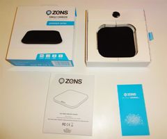 Zens Wireless Charger Single Aluminium
