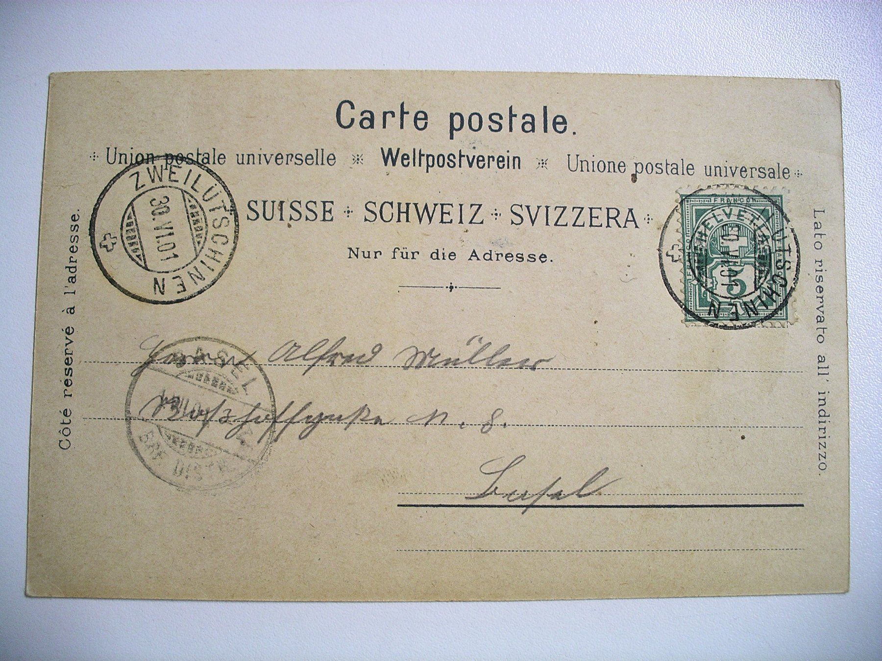 Cartes postales: farbigeLithoAK  WENGEN – D'occasion à Oberhofen am Thunersee par luuping99 1