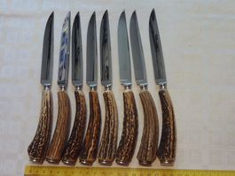 Vintage Steakmesser OTHELLO SOLINGEN Horngriff Tisch Messer