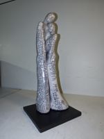 Skulptur3 Liebespaar aus Keramik. Töpferei Meierhof.(nov602)