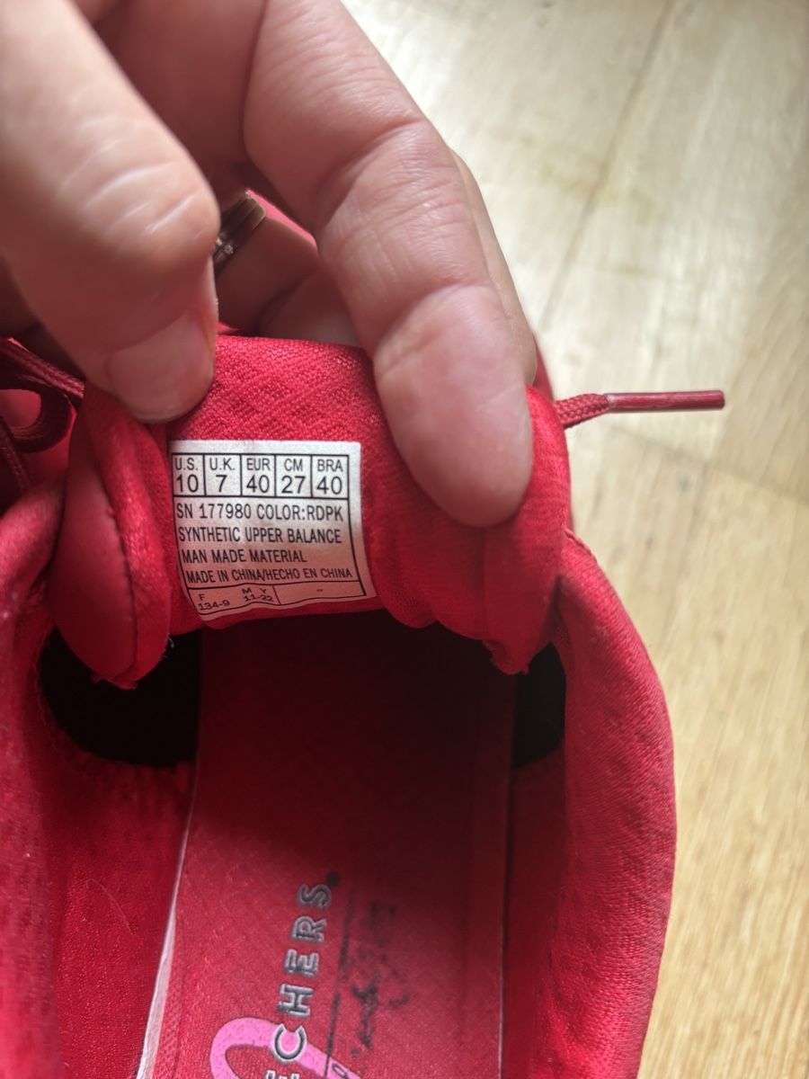 Skechers Scarpe da uomo: Baskets Skechers Rouges Taille 40 💖 – Nuovo (secondo la descrizione) da Biel/Bienne venduto da Spook7 3
