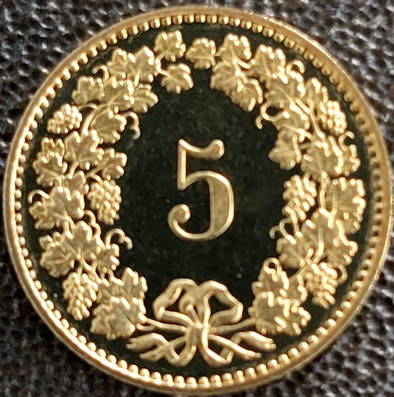 Tutti le monete: 5 Rappen 1983 stgl. / aus Münzsatz – Nuovo (secondo la descrizione) da Arch venduto da coinsandmore 1