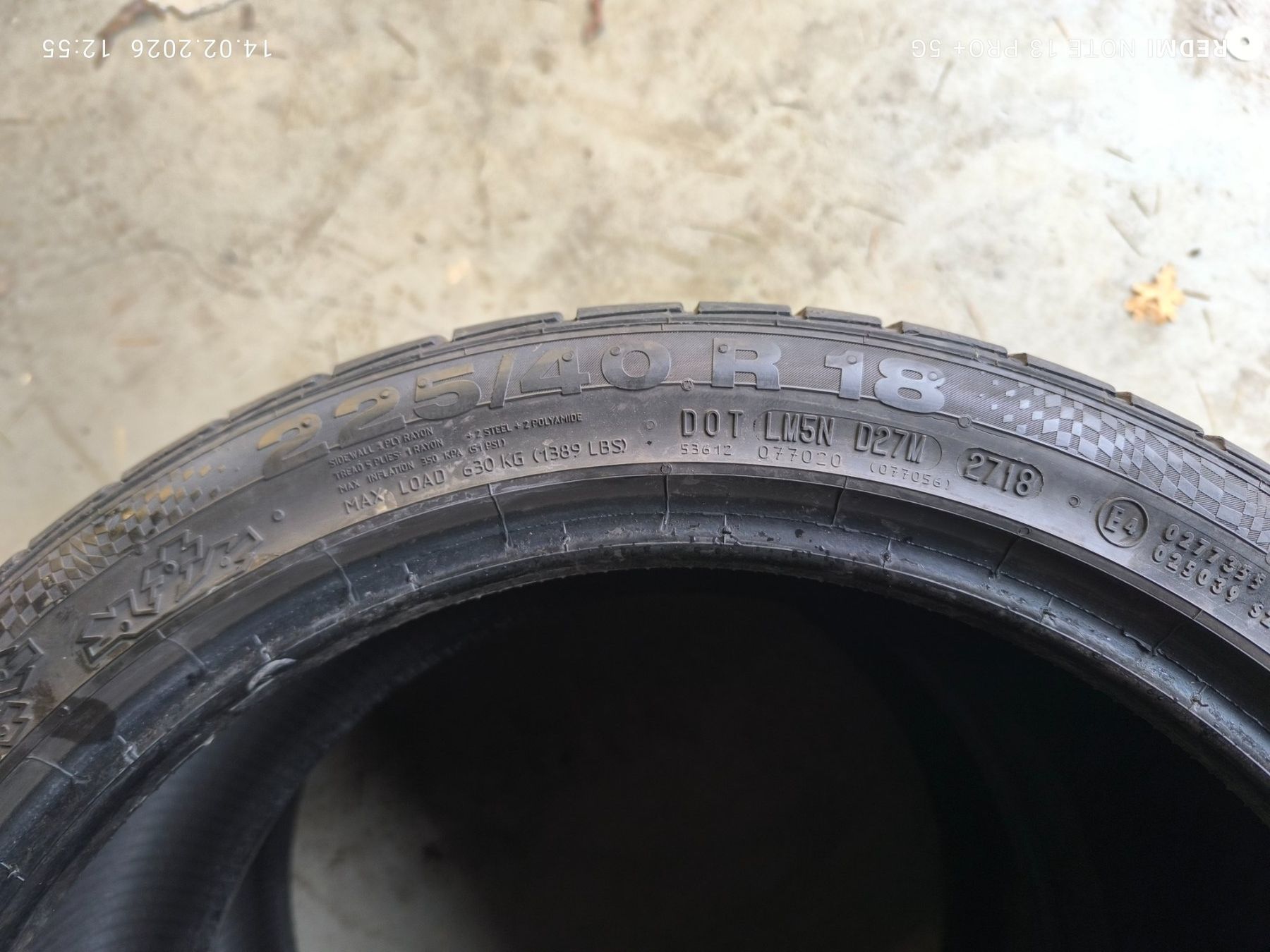 Continental Pneus & Kompletträder: 225/40R18 Continental Winter – Gebraucht aus Jona von Nabobtuning 2