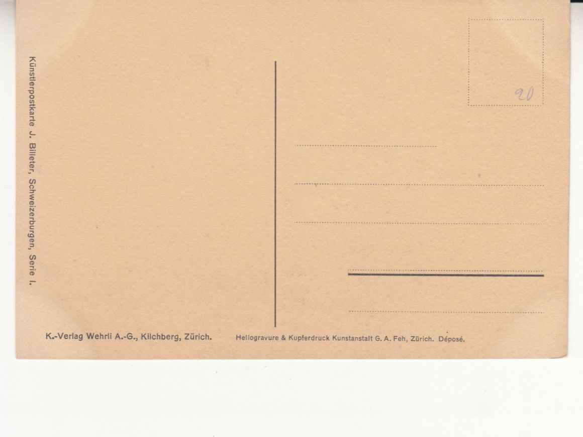 Ansichtskarten: Chillon ca. 1920 – Gebraucht aus Bürglen TG von StampGraf 1