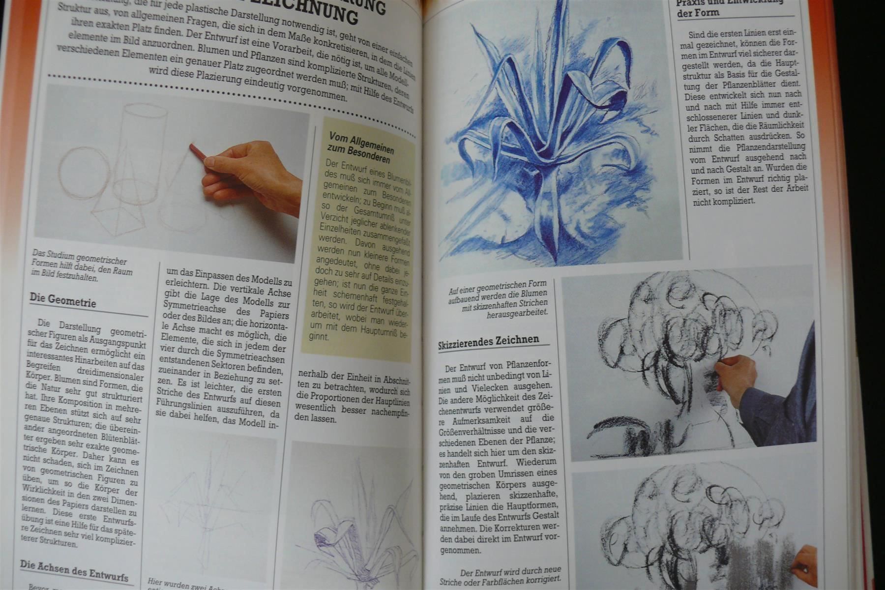 Bücher: Blumenmalerei / Werkstattbuch - Techniken / Anleitungen .... – Gebraucht aus Muttenz von Negnuja 1