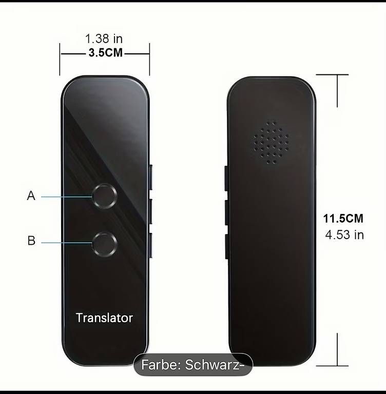 Registratori: Neuer Bluetooth Sprachübersetzer – Nuovo e nell'imballaggio originale da Altenrhein venduto da marcow313 1