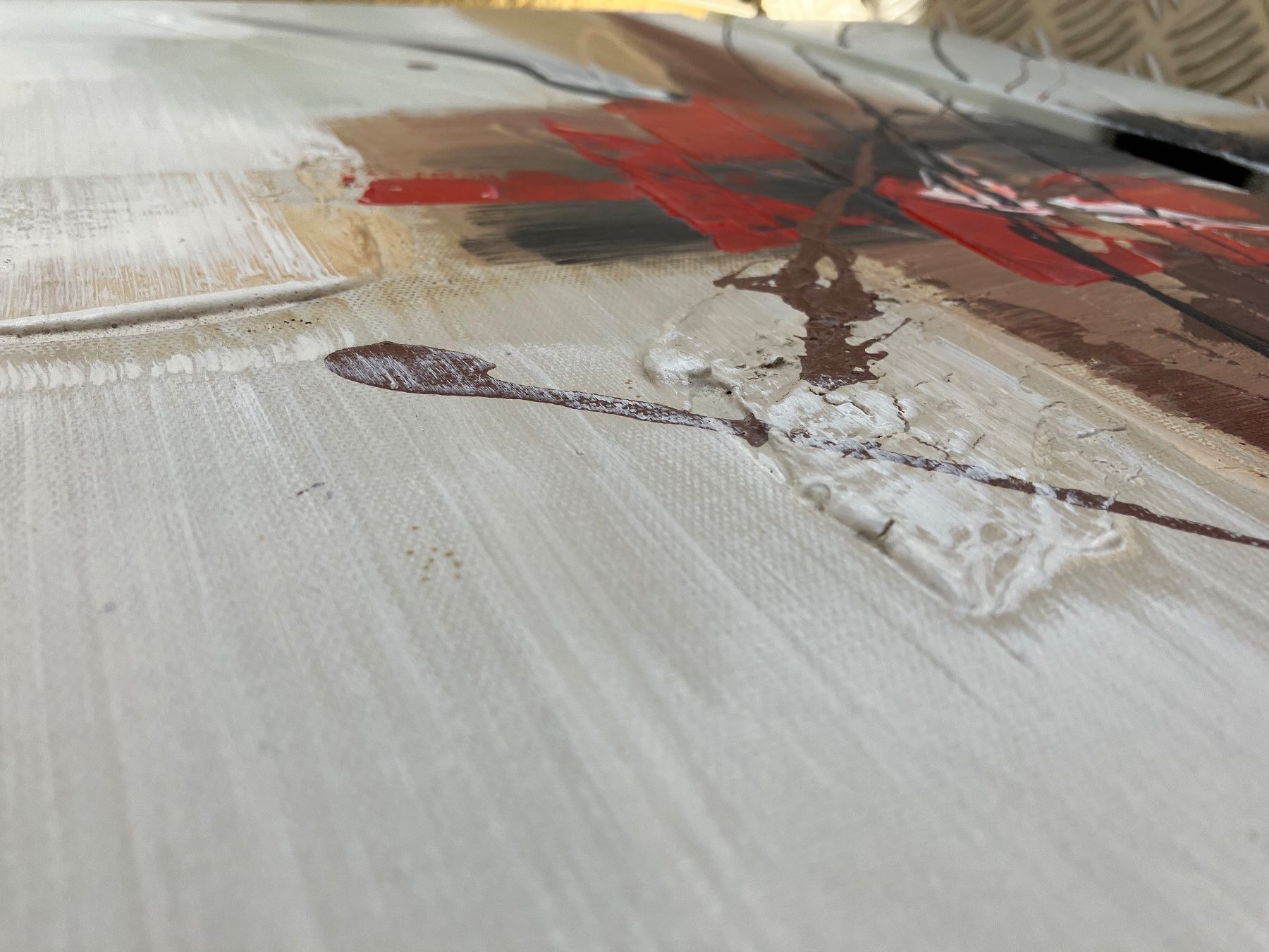 Dipinti: Abstraktes Bild mit rot – Usato da Reiden venduto da Scroki 3