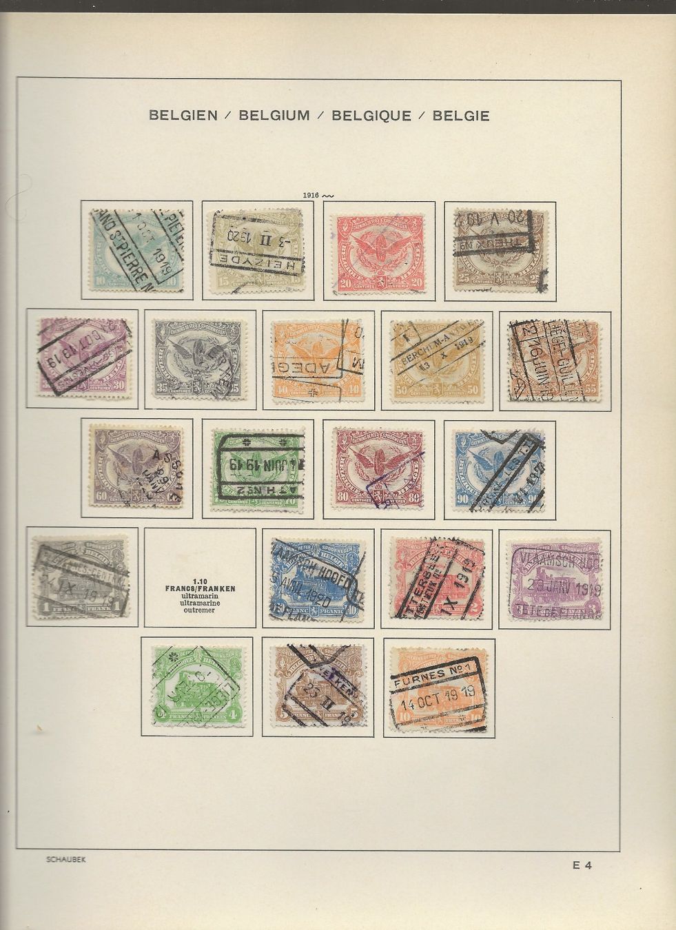 Tous les timbres: Marken Belgien Eisenbahn – D'occasion à Au ZH par xelagreb01 4