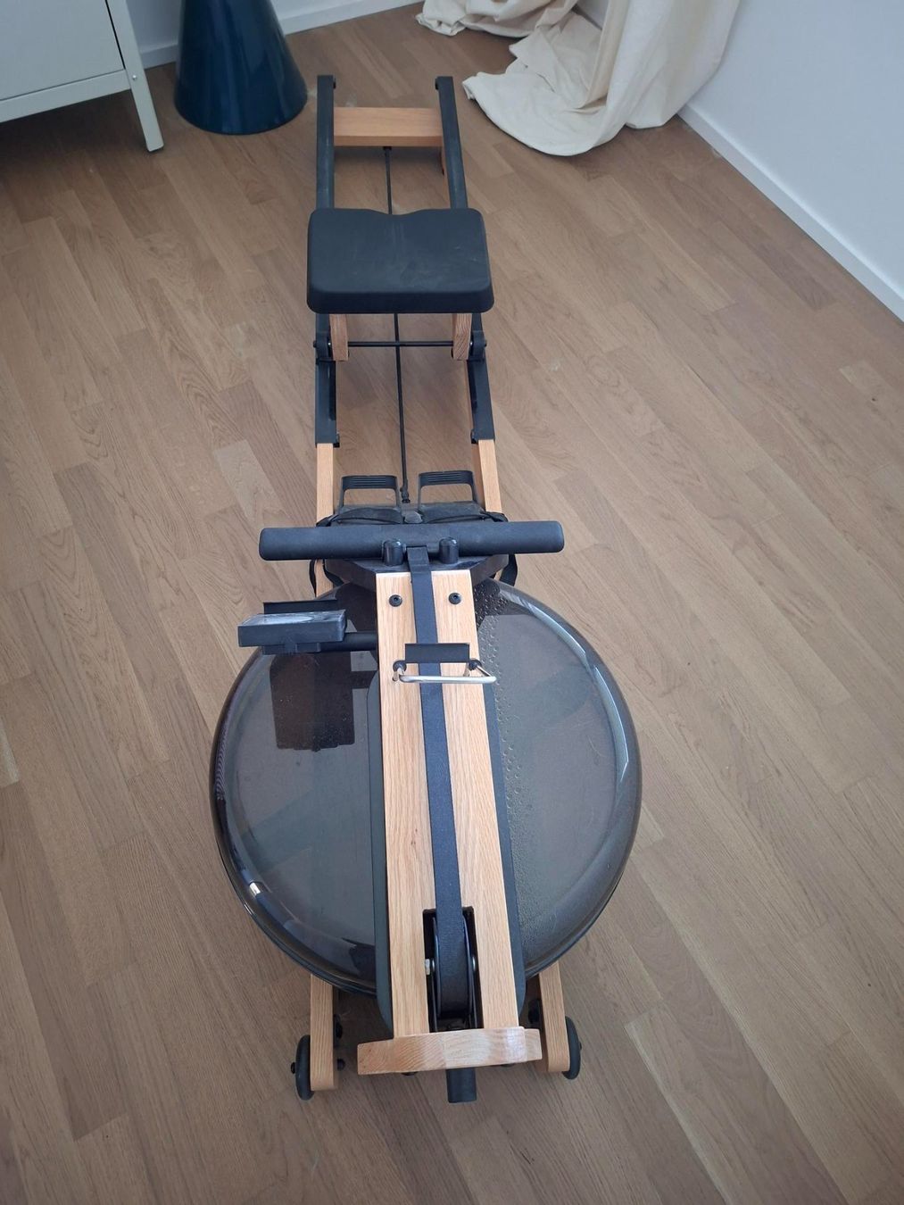 Hometrainer: Wasserrudergerät aus Eichenholz – Gebraucht aus Aarau von joe_166 1