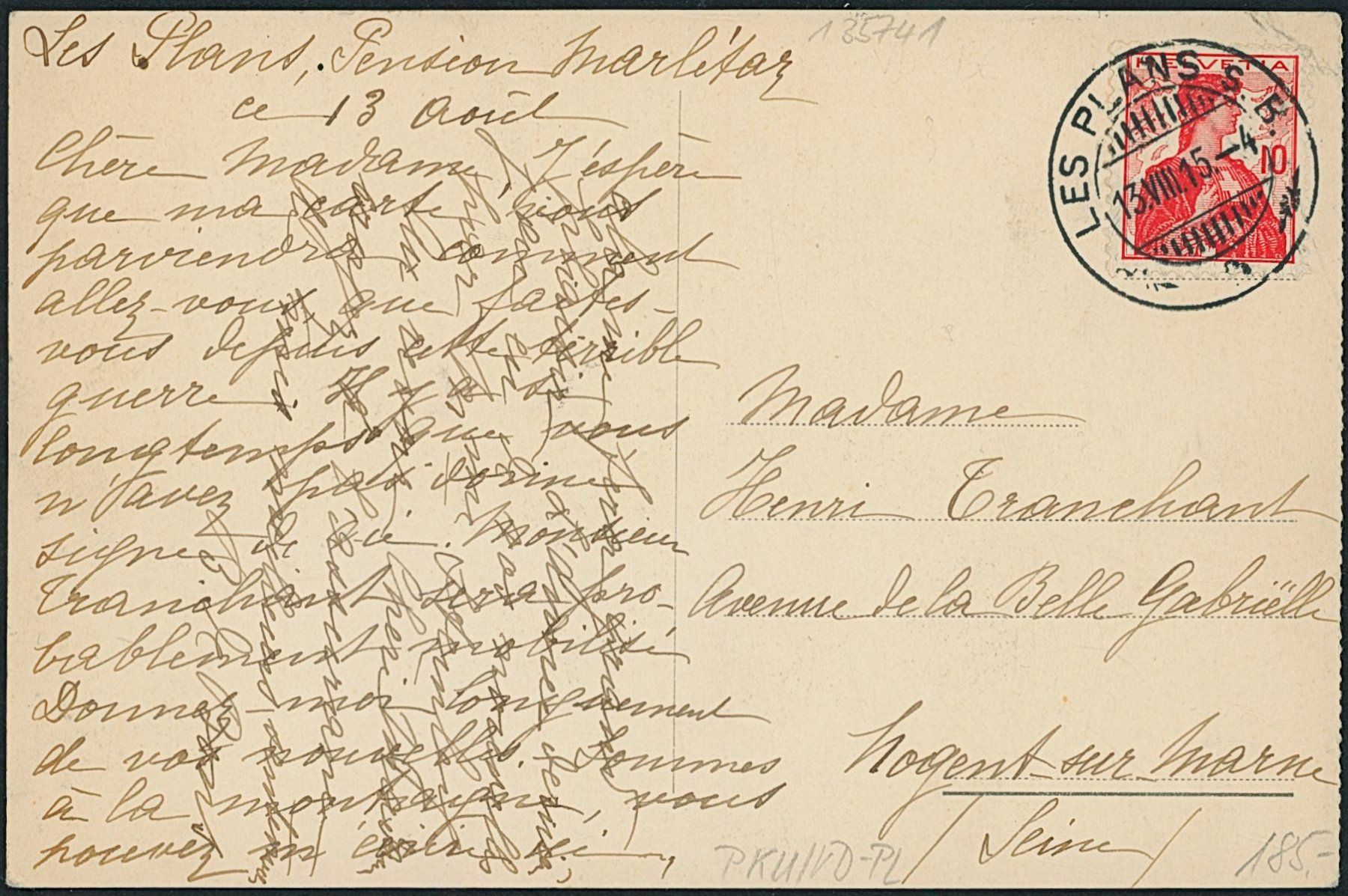 Cartoline postali: VD Les Plans sur Bex - Postkutsche – Usato da Schindellegi venduto da leecollect 1