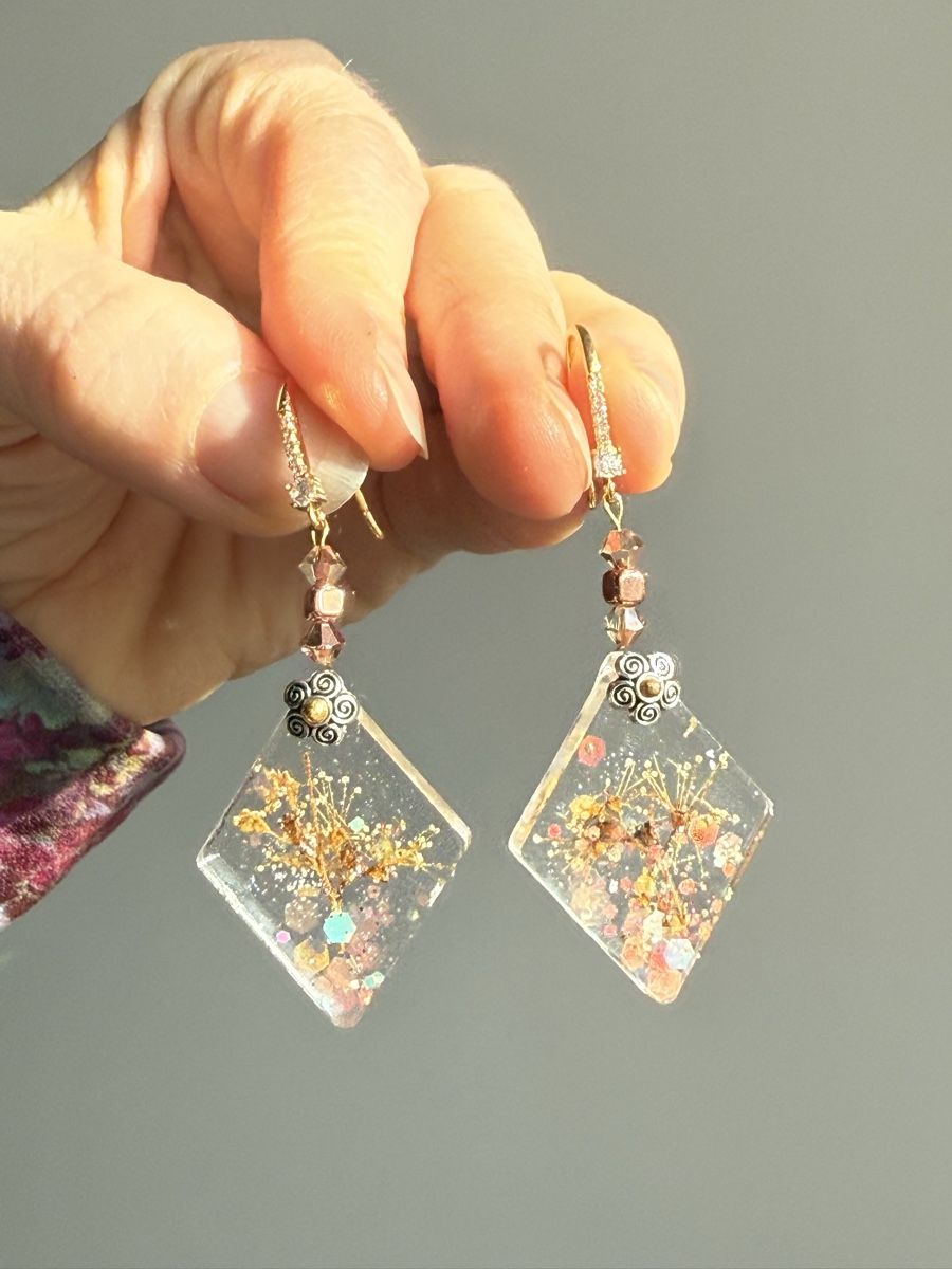 Orecchini pendenti & Orecchini a lobo: Unikat - Swarovski, Blümchen Ohrringe NEU – Nuovo e nell'imballaggio originale da Basel venduto da Chili007 1
