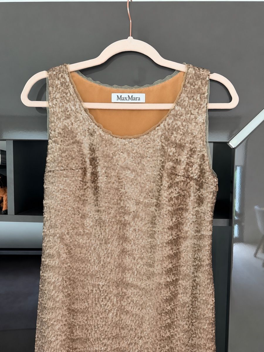 Max Mara Vestiti: Abito Max Mara paillettes oro tg M – Usato da Lugano venduto da fer_ckb9 3