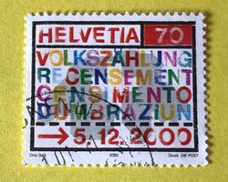Nr.1005 GESTEMPELT Volkszählung 2000  Siehe Original Fotos.