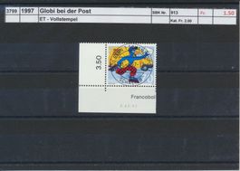1996 "Globi bei der Post", ET - Vollstempel