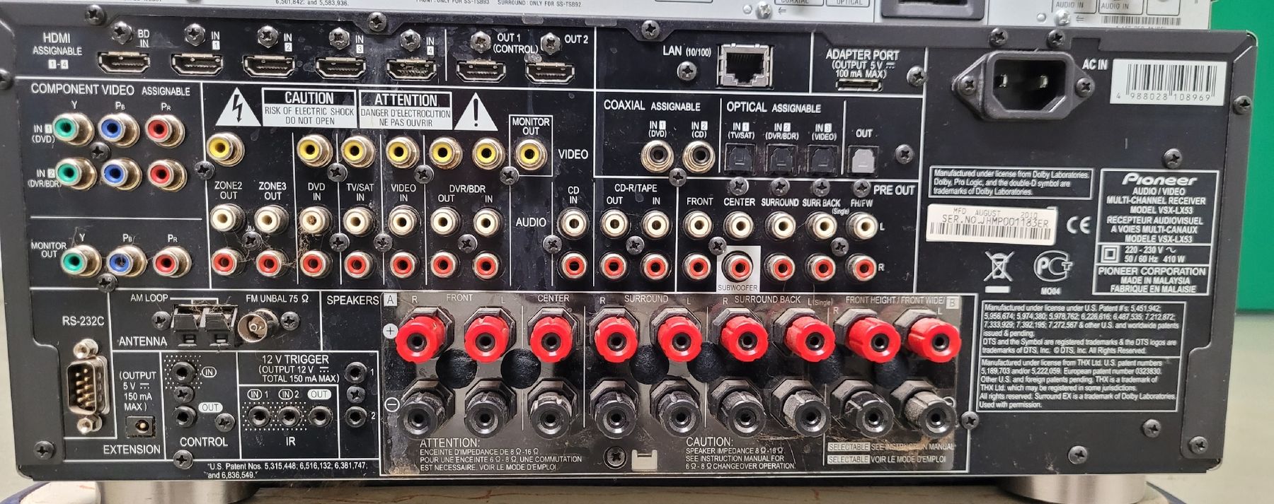 Pioneer Ricevitori: Pioneer AV Receiver VSX-855  – Usato da Fislisbach venduto da Jessyalisha 1