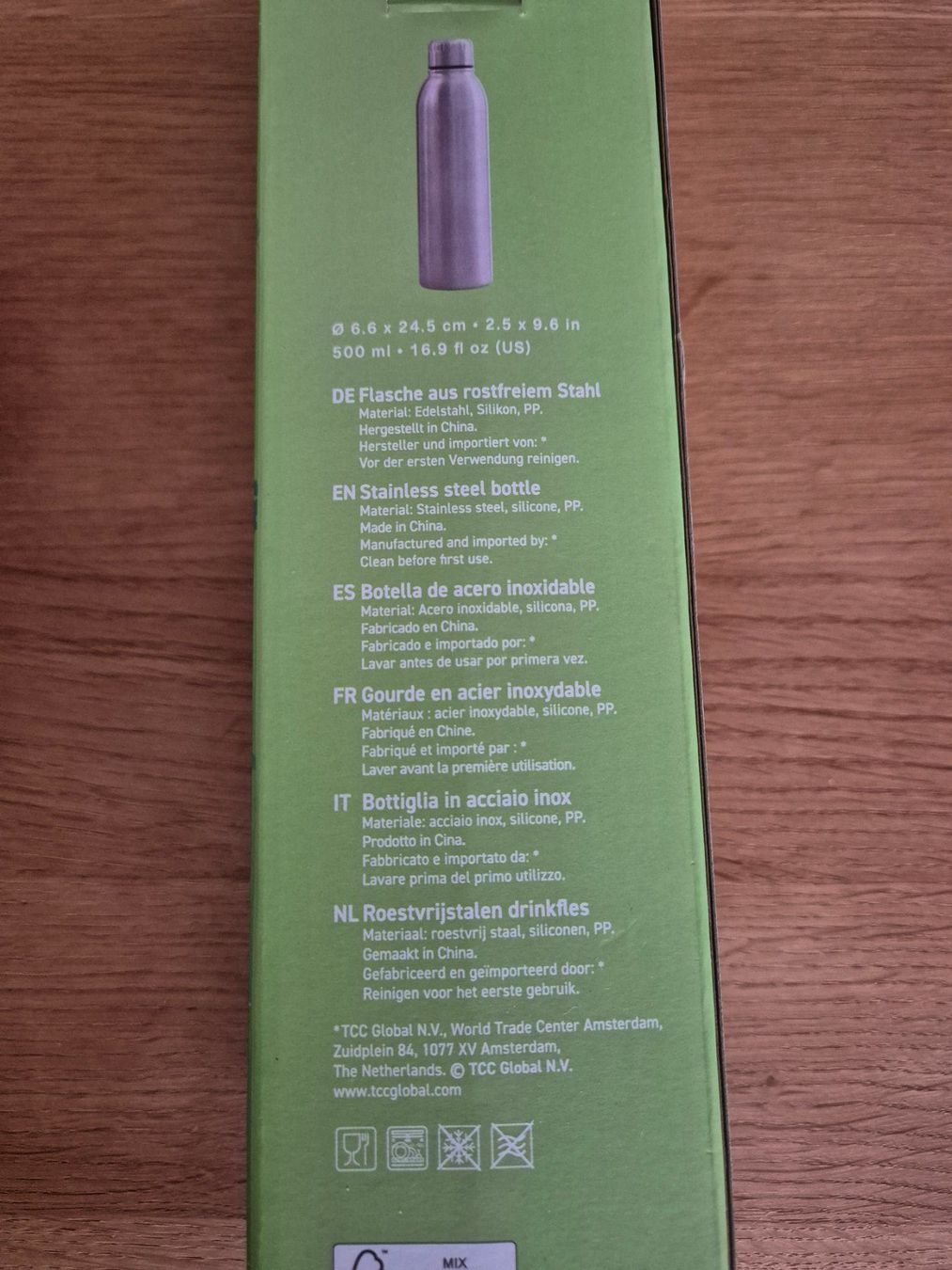 Coop Borracce & Thermos: Gourde acier inoxidable, neuve, 500 ml, étanche – Nuovo e nell'imballaggio originale da Satigny venduto da Helene2014 4