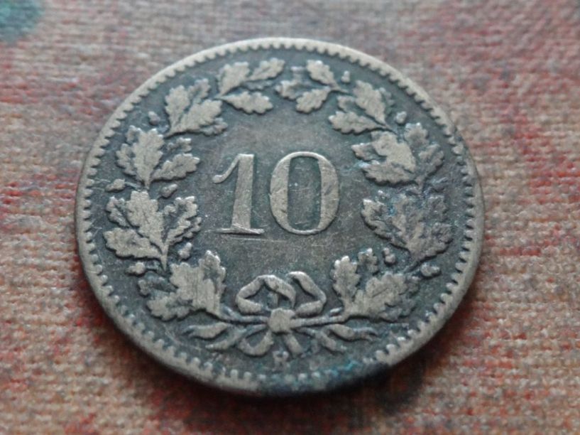 Tutti le monete: 10 Rp. 1871  (A) – Usato da Romanel-sur-Lausanne venduto da Swift13 1