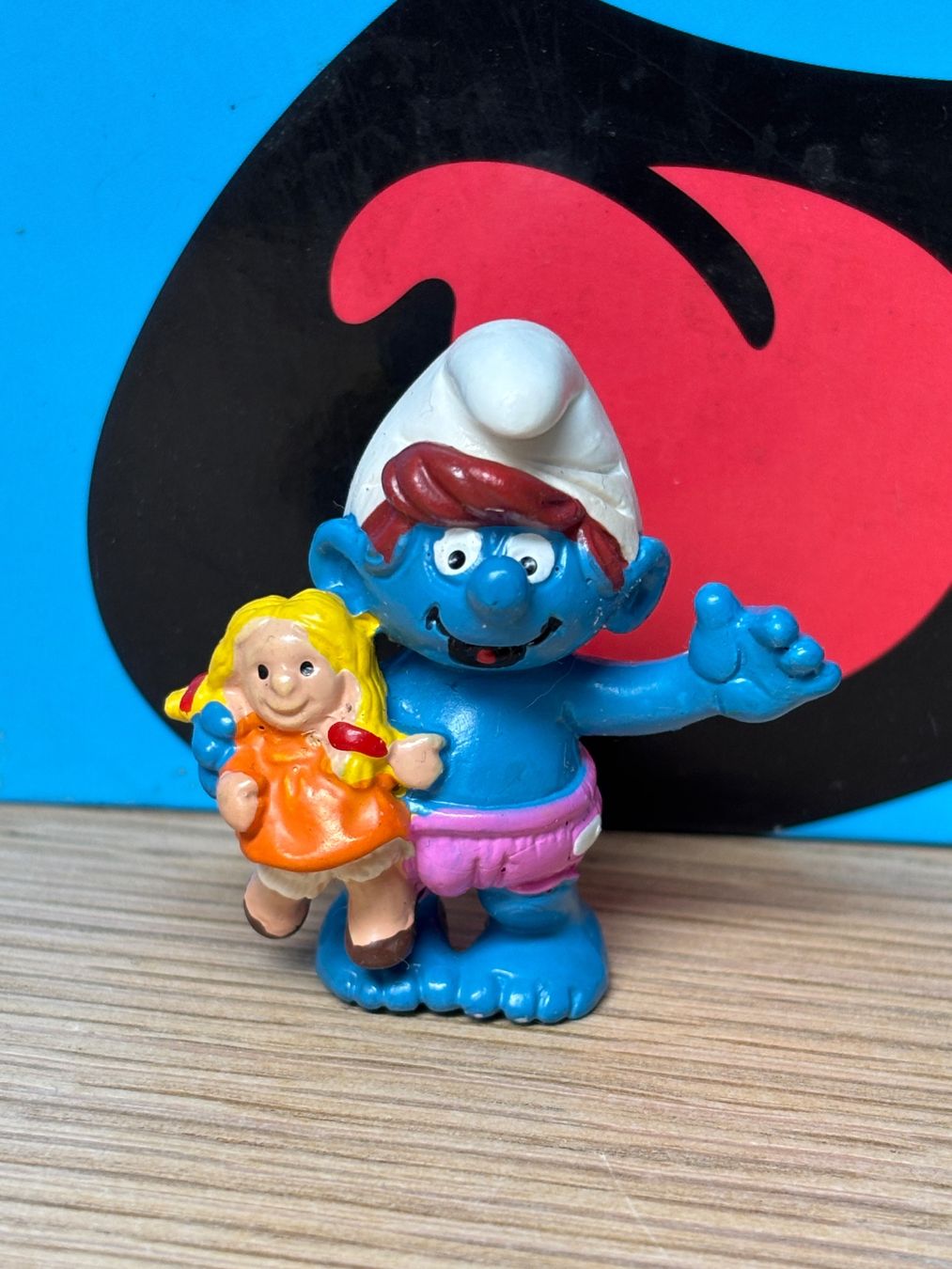 Schleich Figurines: Baby Schlumpf mit Puppe – D'occasion à Lyss par Duckszone