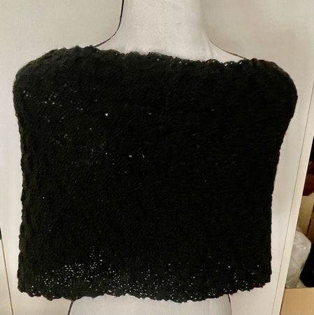 Schwarzes luftiges Top Gr. S