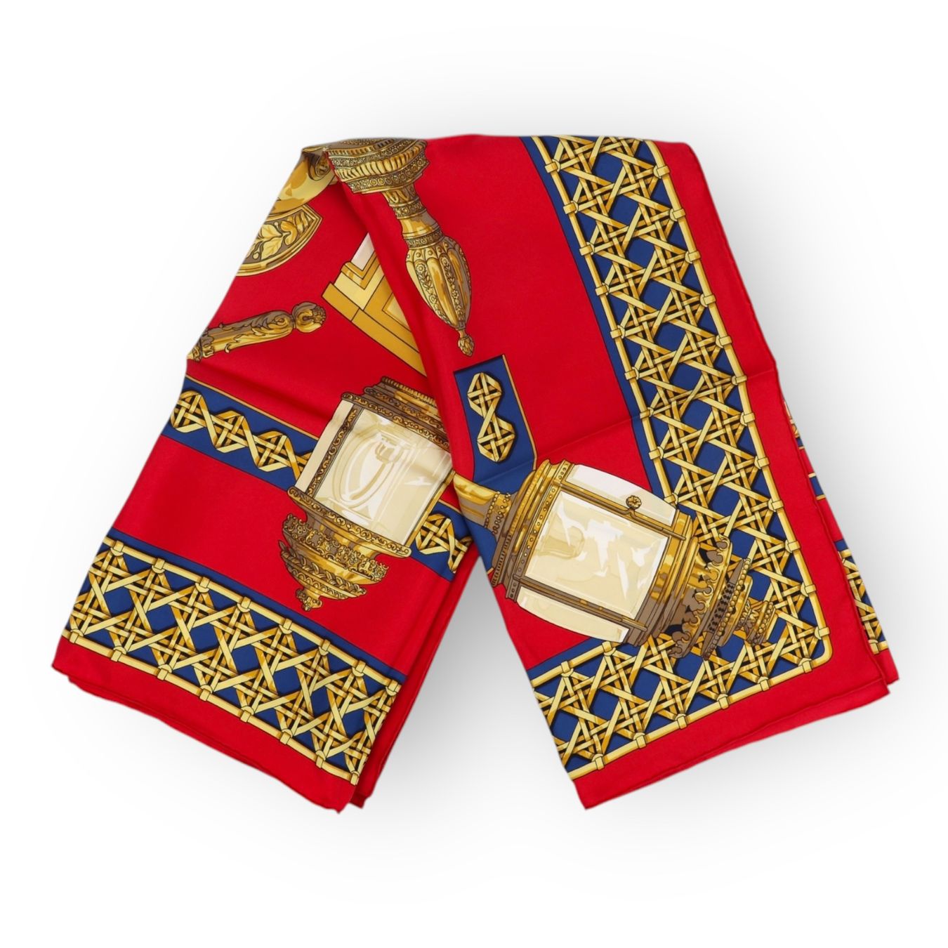Hermès Foulard & Sciarpe: Hermès Carré "Feux de route" – Usato da Binningen venduto da Designerlabels 3