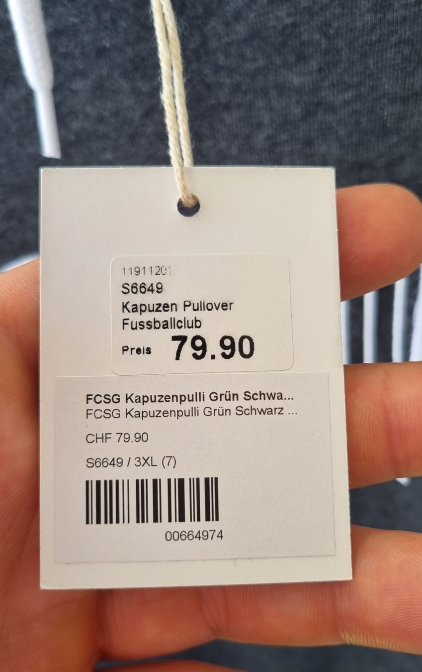 FCSG Pulls & Sweat-shirts: FCSG Hoodie, Gr. XL, neu – Neuf (Voir description) à Oberriet SG par gimidrip 7