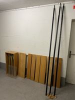 Vintage Teleskopregal 195 cm gesamtlänge