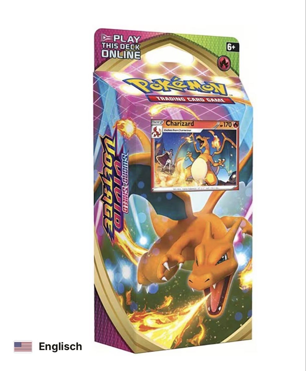 Pokémon Sammelbilder & Trading cards: Pokémon Charizard - Vivid Voltage Theme Deck - EN – Neu und originalverpackt aus bern von Wankdorf_Retro
