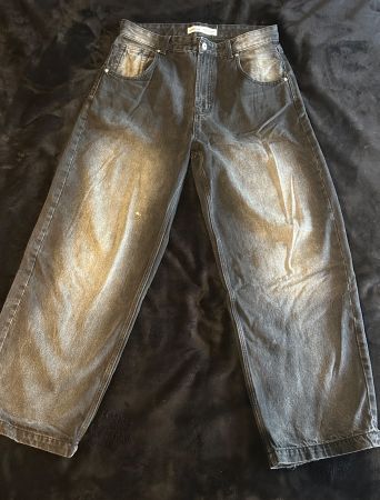 Jeans BERSHKA schwarz Grösse 42