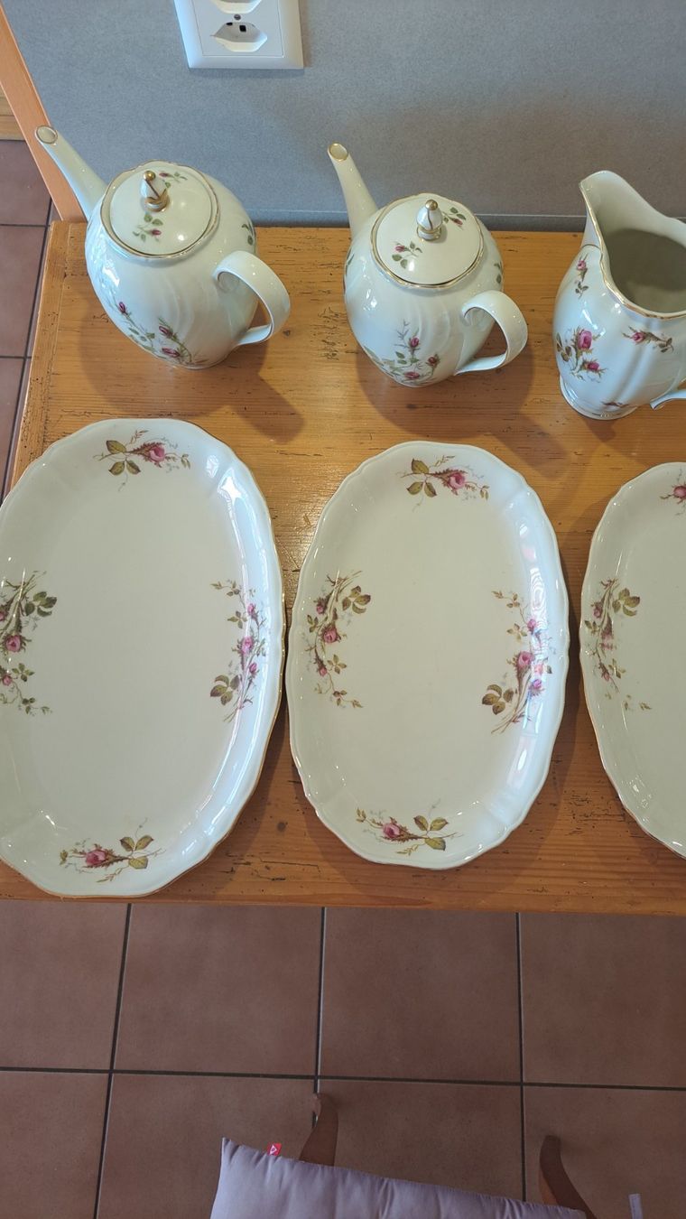 Rosenthal Geschirrsets: Vaisselle Rosenthal Moosrose – Gebraucht aus Neuchâtel von Forestmanz 1