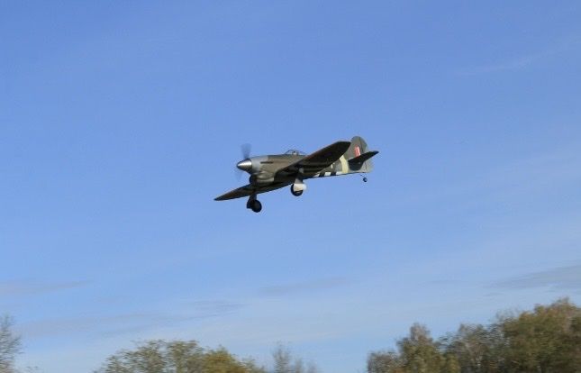 Modellismo RC: RBC Kits Hawker Tempest 1500mm – Usato da Zollikofen venduto da Torque86 4