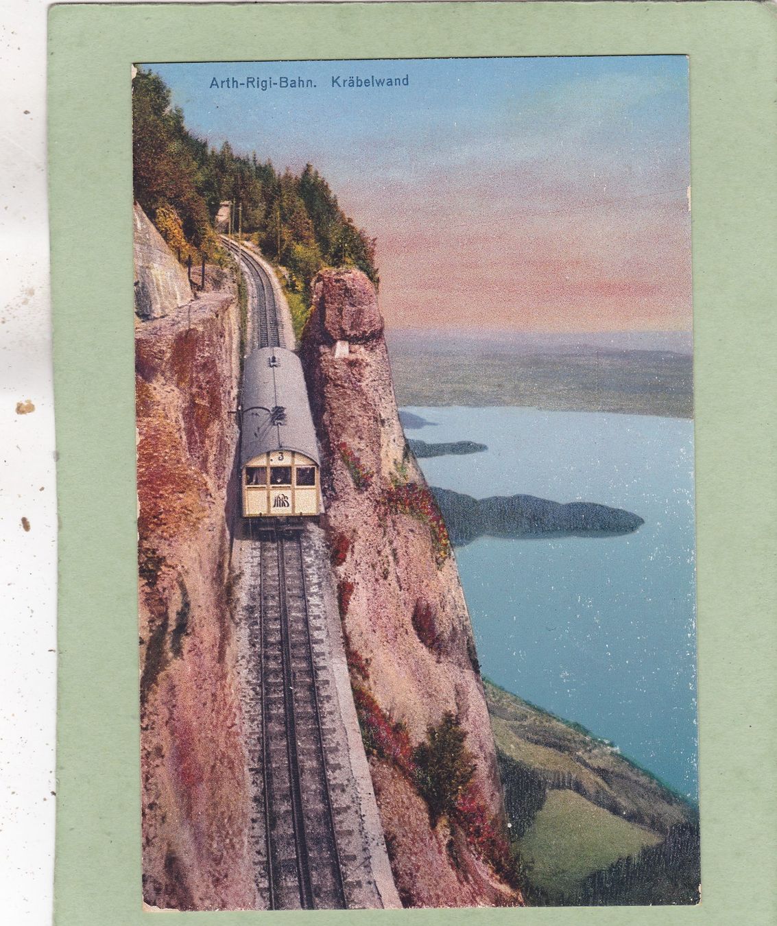 Cartoline postali: Arth Rigi Bahn Kräbelwand – Usato da Herisau venduto da Lisegrat2008