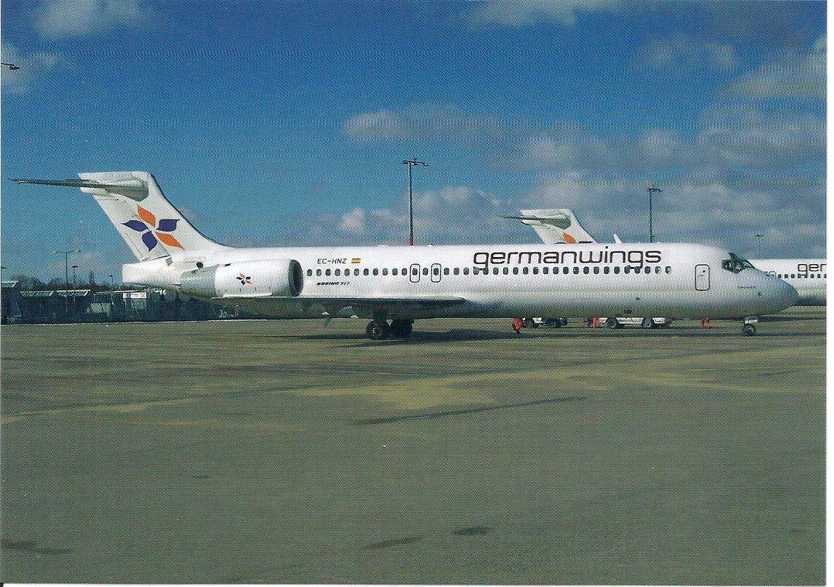 Cartoline postali: German Wings Boeing 717-2CM, EC-HNZ – Nuovo e nell'imballaggio originale da Thun venduto da Abigboss