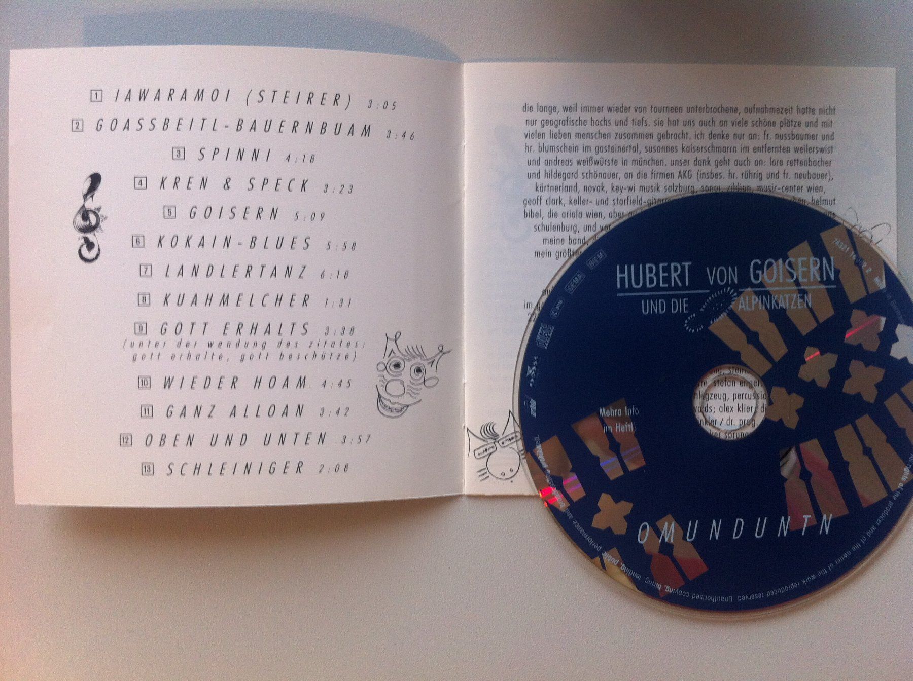 CD: 4 CD Hubert von Goisern – Usato da Brunnen venduto da Artemis53 2